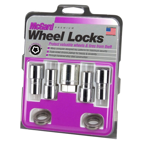 McGard Mag/Shank Style Wheel Locks / Exposed / Chrome (22142)