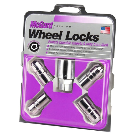 McGard Cone Seat Exposed Style Wheel Locks / Chrome (24215)