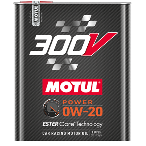 Motul 300V 0W20 High RPM Oil | 2 Liter Bottle (110813)