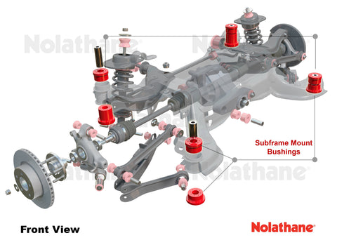 Nolathane Rear Subframe - Mount Bushing Kit | 2008 Pontiac G8 GT and 2014-2017 Chevrolet SS (REV094.0008)