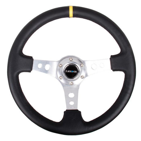 NRG RST-006 Sport Steering Wheels - 350mm x 3" Deep - Premium Leather