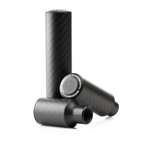 Nuke Performance Cavernous Carbon Fiber Shift Knob - Glossy Finish, 65/115/95mm (490-01-201/2/3)