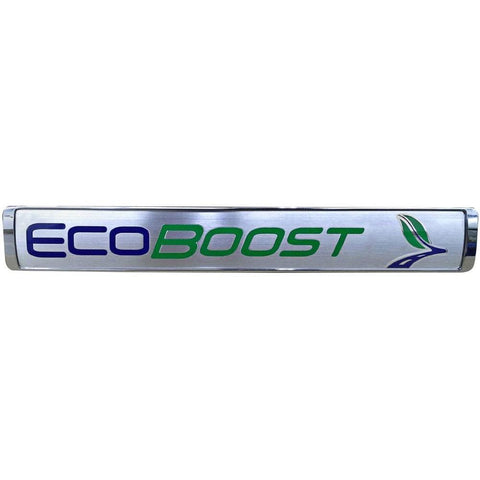 Ford OEM Stick-On EcoBoost Emblem 3-1/2" x 1/2" (DS7Z-9942528-E)