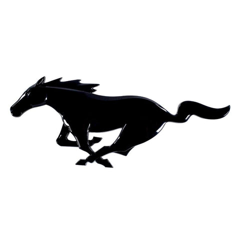 Ford OEM Black Pony Grille Emblem | 2015-2019 Ford Mustang (GR3Z-8A224-AA)
