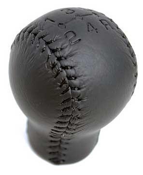 Mitsubishi OEM 5-Speed Leather Wrapped Shift Knob