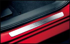 Front Brushed Scuff Plate | 2008-2015 Mitsubishi Evo X (7656A104)