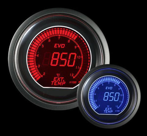Prosport Evo Metric Series 52mm Exhaust Gas Temperature Gauge (216EVOEGT-C)