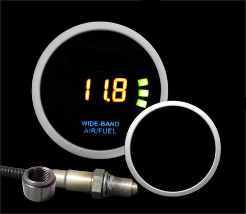 Prosport Wideband Digital Air Fuel Ratio Kit-Amber LCD 52mm Gauge - Modern Automotive Performance
