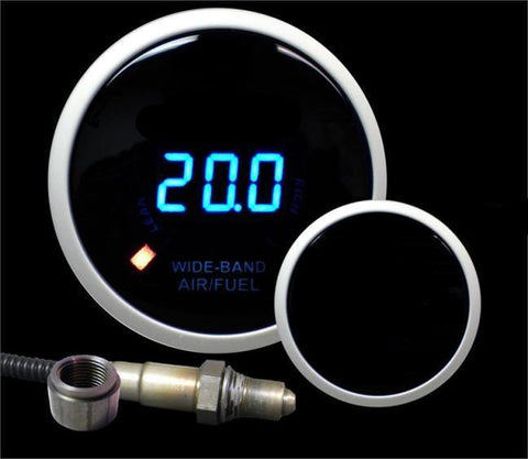 Prosport Wideband Digital Air Fuel Ratio Kit-Blue LCD 52mm Gauge - Modern Automotive Performance
