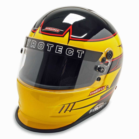 Pyrotect SA2015 Pro Airflow Rebel Duckbill Helmet - Full Face/Yellow (9060994)