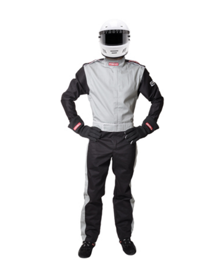 Pyrotect SFI-1 Sportsman Deluxe One Piece Racing Suit - Grey (110104)