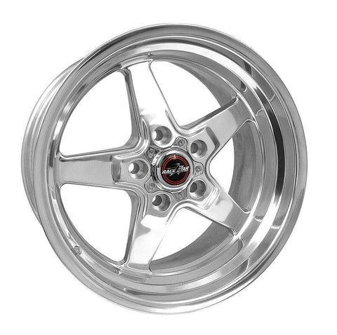 Race Star Drag Star Wheel - 17x9.5 Size / 5x4.75 Bolt / 3.07 CB / 58 Offset - Metallic Gray (92-795254DP-58)
