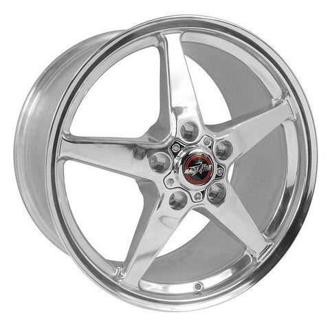 Race Star Drag Star Wheel - 18x10.5 Size / 5x4.75 Bolt / 3.07 CB / 52 Offset - Polished (92-805255DP)