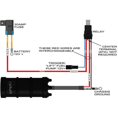 Radium DIY Fuel Pump Wiring Kit (17-0031)