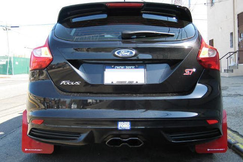 RallyArmor Polyurethane Mud Flaps | 2013+ Ford Focus Hatchback (MF27-UR)