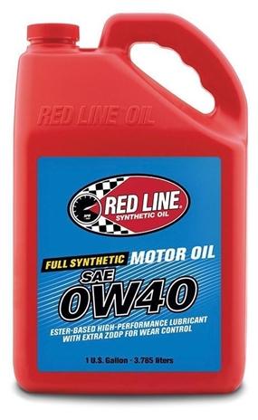 0W40 Synthetic Motor Oil 16 Gallon Red Line Oil