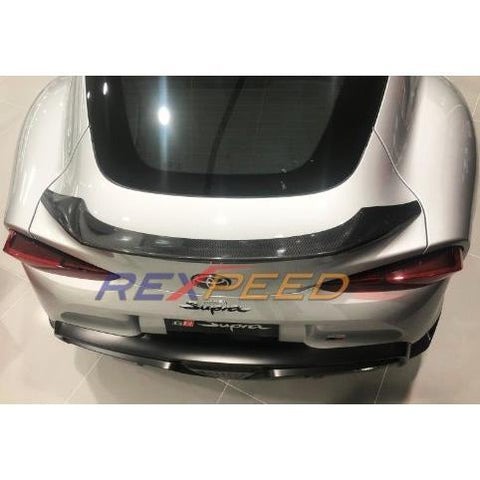 Rexpeed Dry Carbon Fiber Spoiler | 2020-2021 Toyota Supra (TS01)