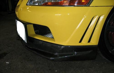 Rexpeed Carbon Fiber V-Style Front Lip - EVO 7 - Modern Automotive Performance

