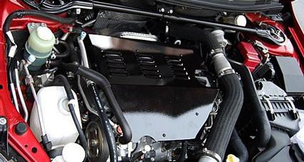 Rexpeed Black Engine Cover (Mitsubishi EVO X) R164 - Modern Automotive Performance
