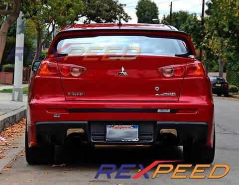 Rexpeed Carbon Fiber Gurney Flap | 2008-2016 Mitsubishi Evolution X (R88)