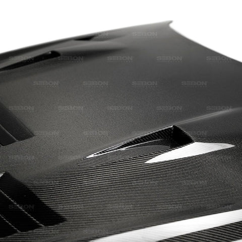 Seibon GTII-Style Carbon Fiber Hood | 2017-2018 Nissan GT-R (HD17NSGTR-GTII)