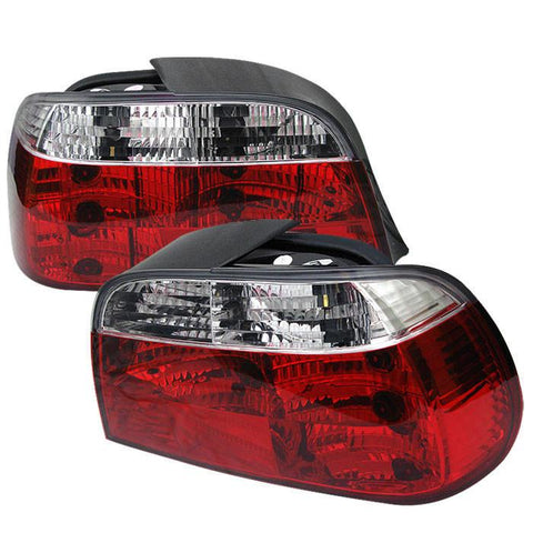 Spyder Auto  BMW E38 7-Series 95-01 Crystal Tail Lights - Red Clear - Modern Automotive Performance

