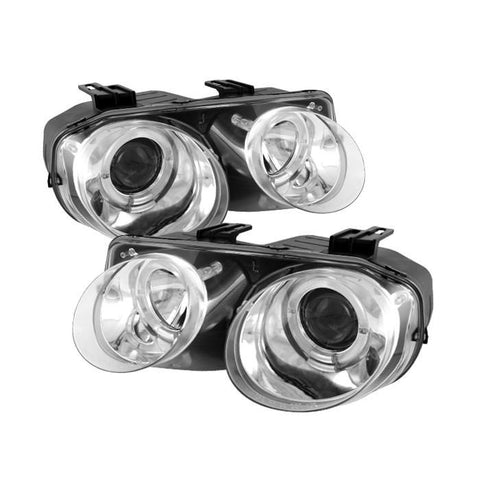 Spyder Auto Acura Integra 98-01 Projector Headlights - LED Halo -Chrome - High H1 (Included) - Low 9006 (Included) - Modern Automotive Performance
