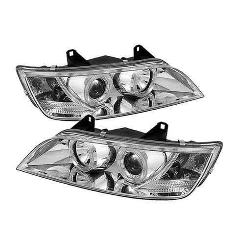 Spyder Auto BMW Z3 96-02 Projector Headlights - LED Halo - Chrome - High H1 (Included) - Low H1 (Included) - Modern Automotive Performance

