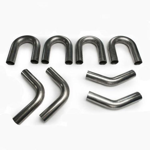 System1 Designs 2.5" 304 Stainless Steel Mandrel Bend Bent DIY Kit 45 180 90 Degree Piping Tube (FABKIT-1)