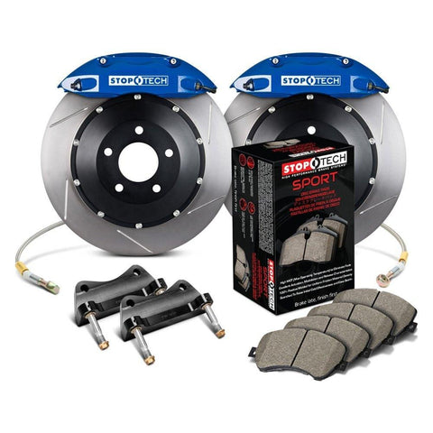 StopTech Front Big Brake Kit with 355x32mm 2pc Slotted Rotors | 2015-2017 Volkswagen GTI (83.895.4700.71)