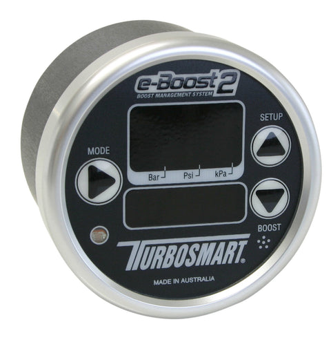 TurboSmart e-Boost2 Electronic Boost Controller - 60mm Black/Silver | (TS-0301-1002) - Modern Automotive Performance
