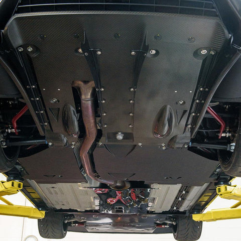 Verus Engineering Flat Carbon Underbody Panel | 2009-2021 Nissan R35 GT-R (A0112A)