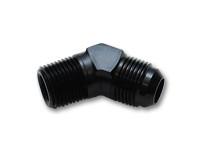 45 Degree Adapter Fitting (AN to NPT); Size: -10 AN x 1/2" NPT by Vibrant Performance - Modern Automotive Performance
