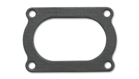 Vibrant 4 Bolt Graphite Flange Gasket for 3.5in O.D. Oval tubing  Matches #13176S (13176G)