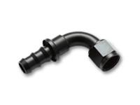 Push-On 90 Degree Hose End Elbow Fitting; Size: -4AN by Vibrant Performance - Modern Automotive Performance
