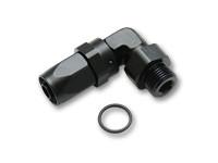 Male -8AN 90 Degree Hose End Fitting; Thread 3/4-16 Thread (8) by Vibrant Performance - Modern Automotive Performance
