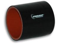 4 Ply Silicone Sleeve, 3.25" I.D. x 3" long Black by Vibrant Performance - Modern Automotive Performance
