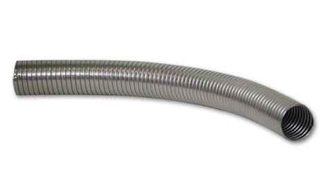 38mm I.D. x 20" Long Stainless Steel Interlock Hose by Vibrant Performance - Modern Automotive Performance
