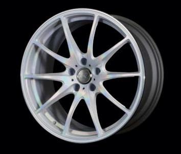 Volk G25 5x114.3 19" Prism Crystal White Wheels