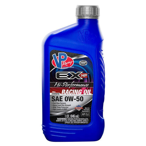 VP Racing EX SAE 0W-50 High Performance Racing Oil - 1QT (2758)