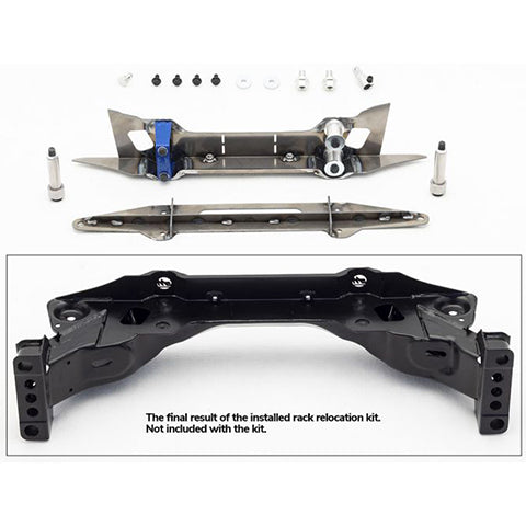 Wisefab Front Rack Relocation Kit | 2003-2008 Infiniti G35 and 2003-2008 Nissan 350Z (WF359)
