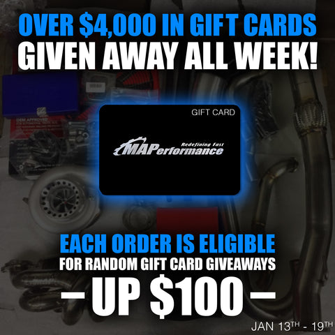 This week of Customer Appreciation Month we are giving away over $4000 in gift cards! Place your order today for a chance to get up to a $100 gift card in your order!