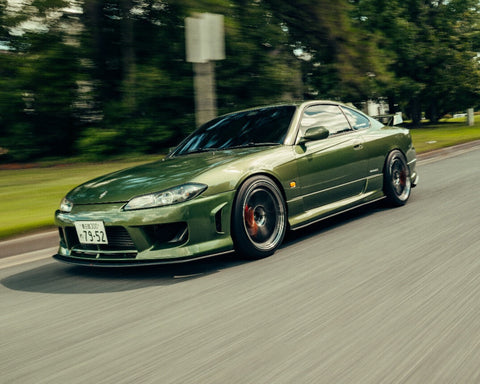 green nissan silvia s15