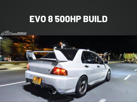 Evo 8 500hp build article by MAPerformance