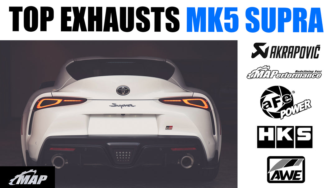 Top 5 Exhausts for A90 Supra MAPerformance