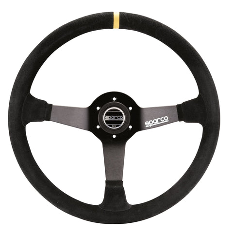 Sparco R 368 Suede Black Steering Wheel | Universal (015R368MSN)