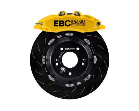 EBC Brakes Racing BBK Luminous Yellow Apollo-6 Calipers 380mm Front Big Brake Kit | 2017-2021 Honda Civic Type-R (BBK037YEL-1)