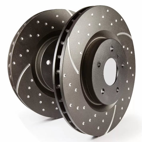 EBC Brakes Turbo Grooved Front Rotors | 2022-2026 Honda Civic Si (GD7774)