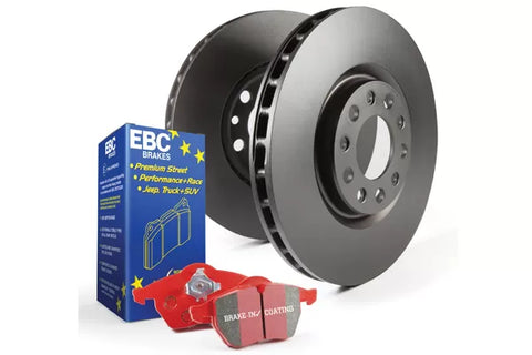 EBC Brakes S12K Redstuff Pad & Plain Rotor Front Kit | 2017+ Honda Civic Type-R (S12KF1804)