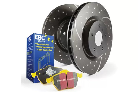 EBC Brakes S5K Yellowstuff Pad & GD Rotor Front Kit | 2016-2021 Honda Civic Si (S5KF2009)